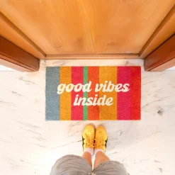 Felpudo “Good vibes inside”