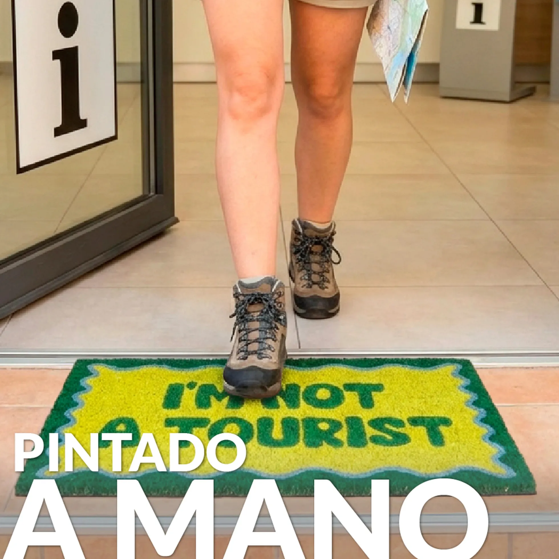 Felpudo "I´m not a tourist"