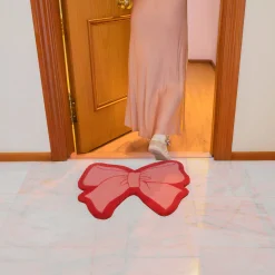Felpudo “Lazo” rosa