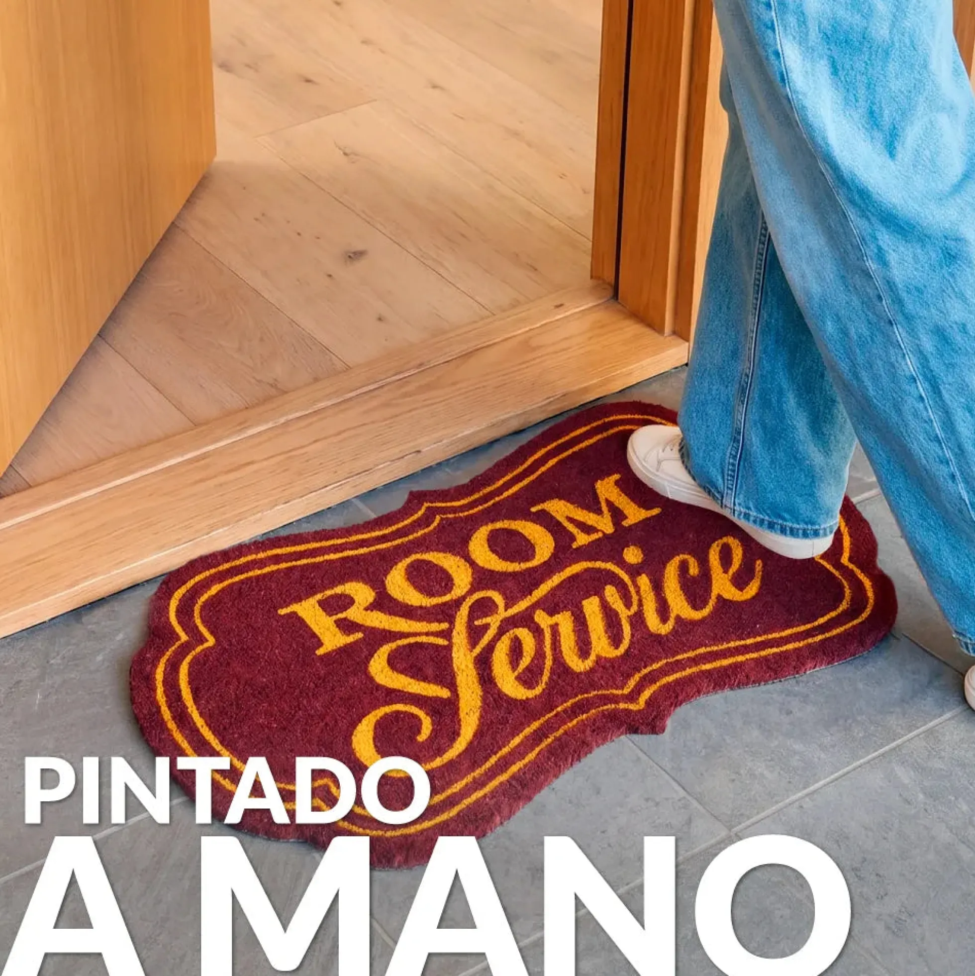 Felpudo “Room service”