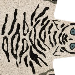 Felpudo 'Tigre' Blanco