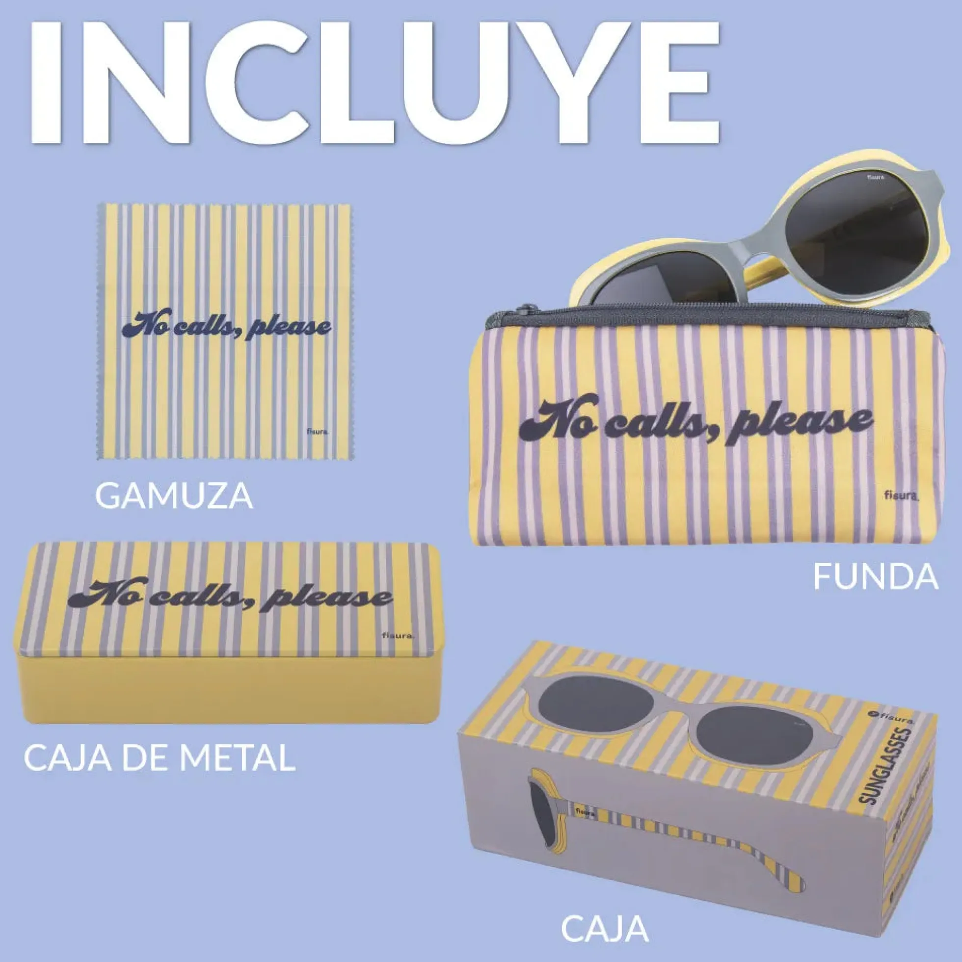 Gafas de sol “No calls, please”