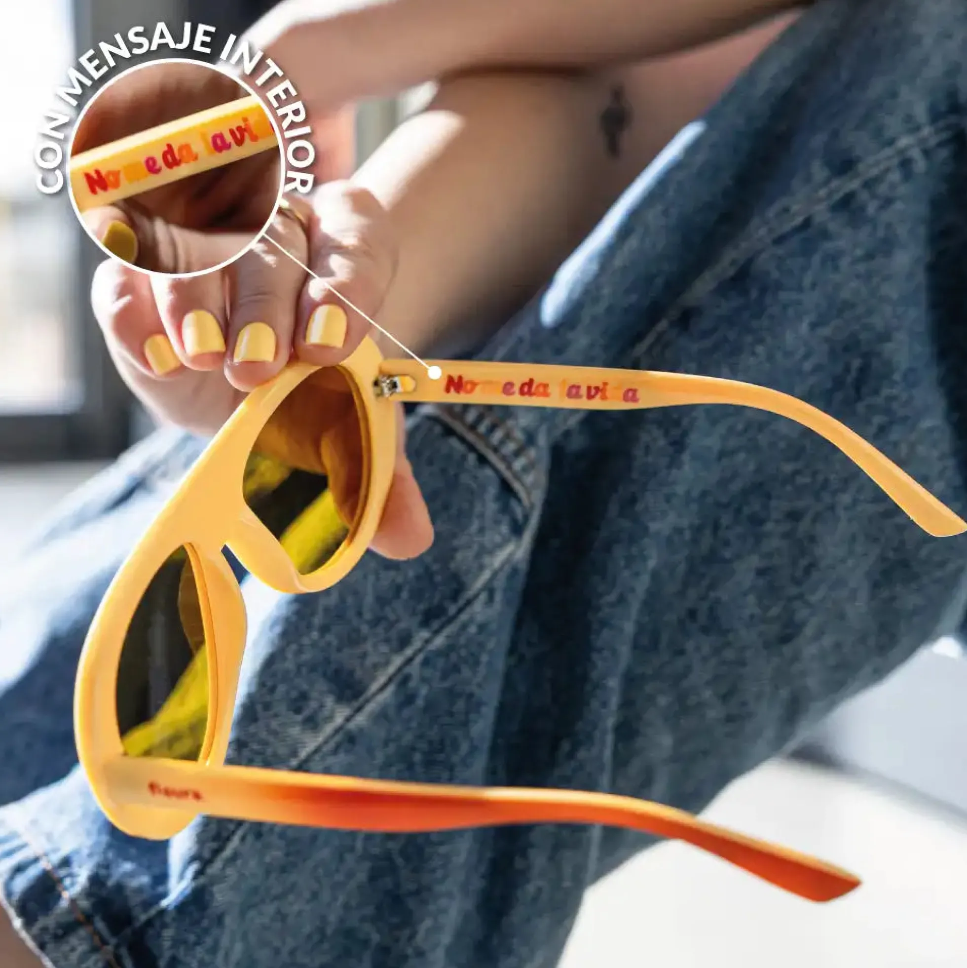 Gafas de sol "No me da la vida"