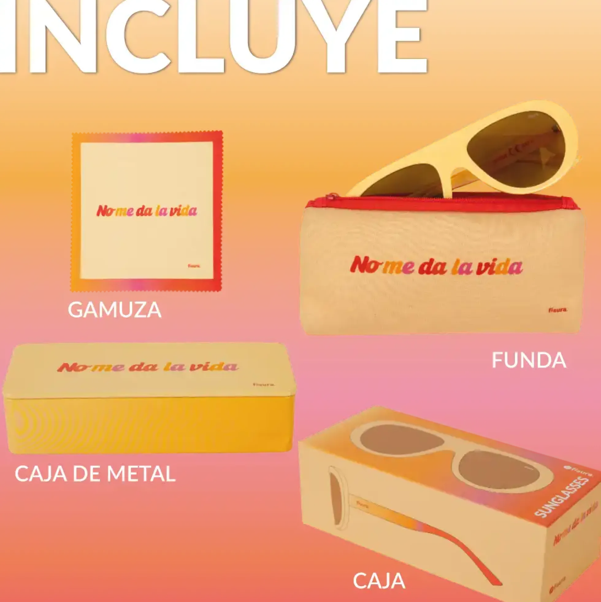Gafas de sol "No me da la vida"