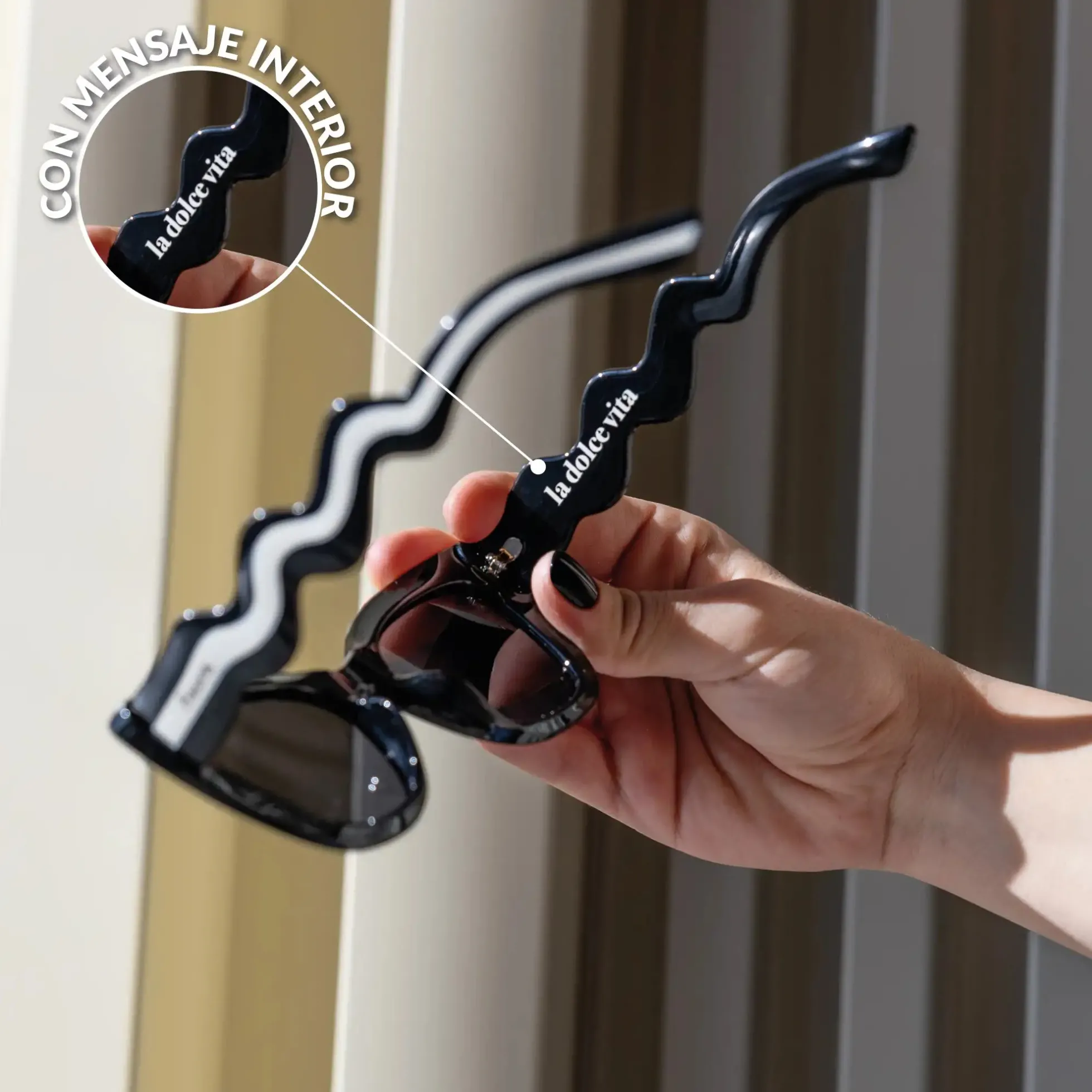 Gafas de sol ondas "La dolce vita"