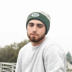 Gorro "I'm cold" gris y verde