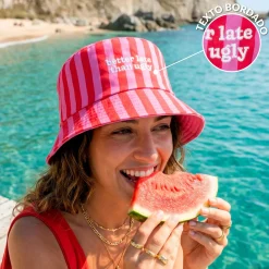 Gorro pescador “Better late than ugly”