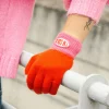 Guantes "I'm cold" rojo y rosa