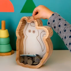 Hucha de madera “Gato”