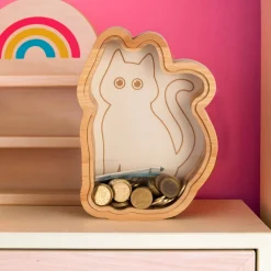 Hucha de madera “Gato”