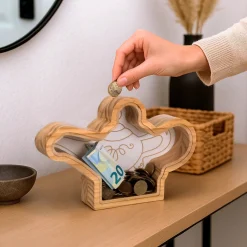 Hucha de madera “Lámpara mágica”