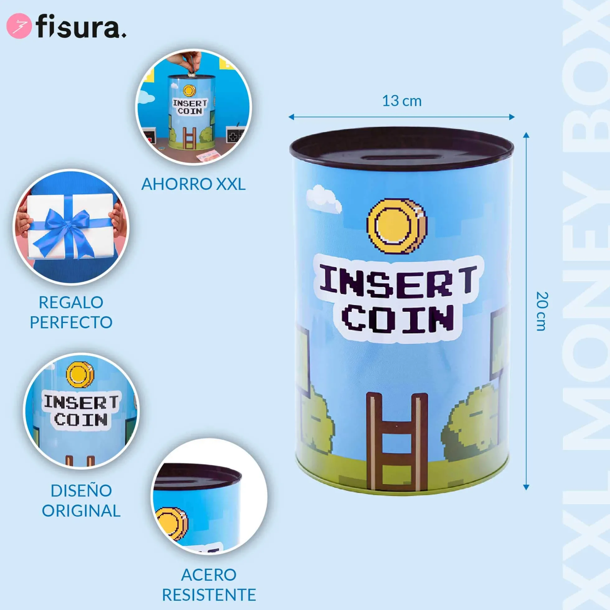 Hucha "Insert coin" XXL