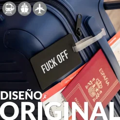 Identificador de maleta "Fuck off"