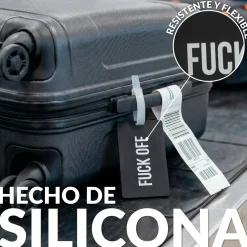 Identificador de maleta "Fuck off"
