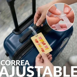 Identificador de maleta "No me da la vida"