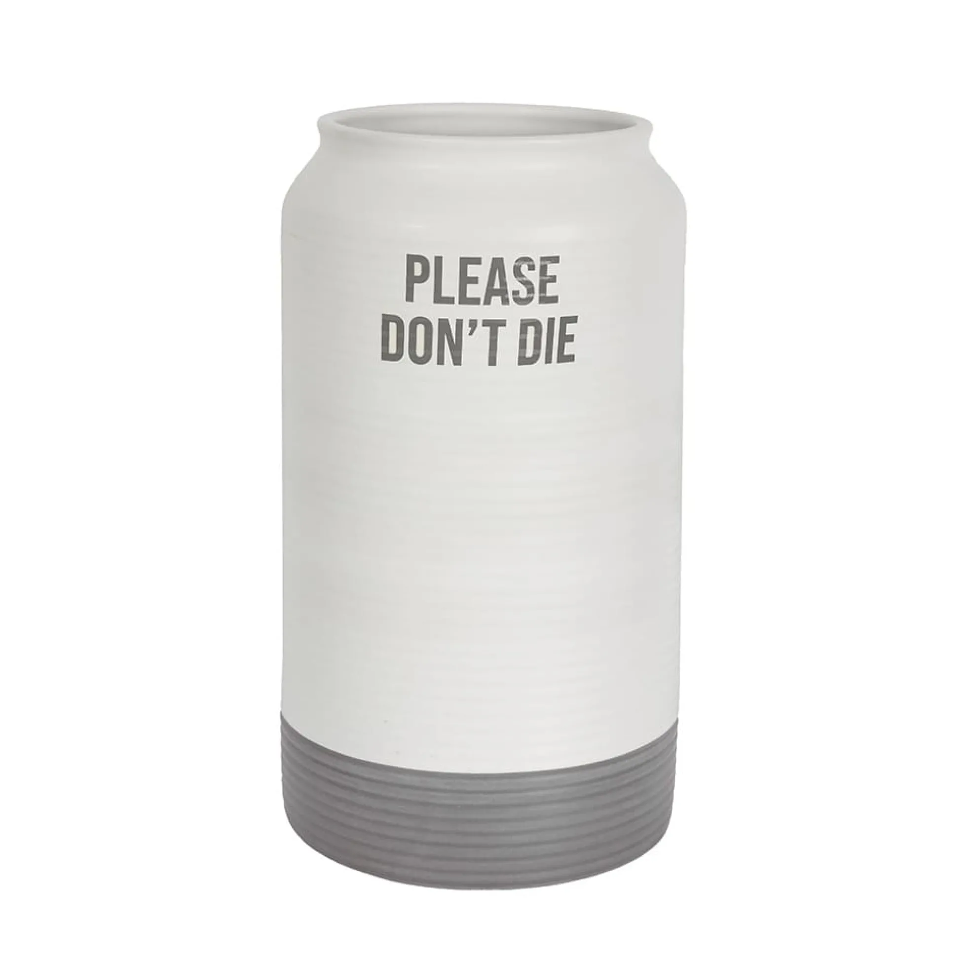 Jarrón "Please don't die"