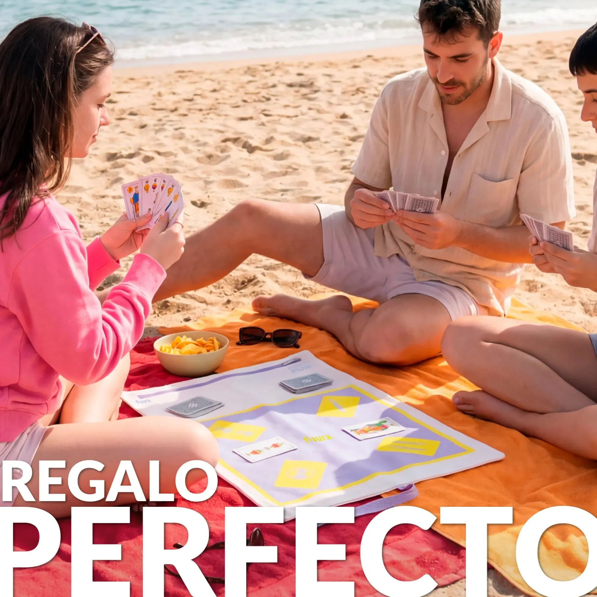 Juego de mesa portátil “Baraja española”