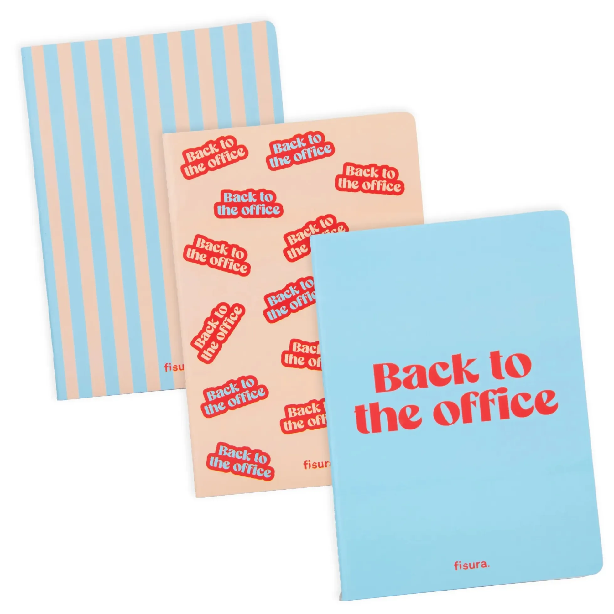 Libreta A5 “Back to the office” pack de 3