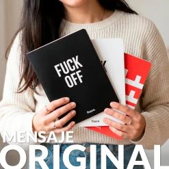 Libreta A5 “Fuck off” pack de 3