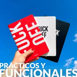 Libreta A5 “Fuck off” pack de 3