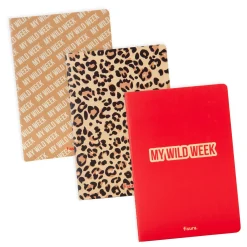 Libreta A5 “My wild week” pack de 3