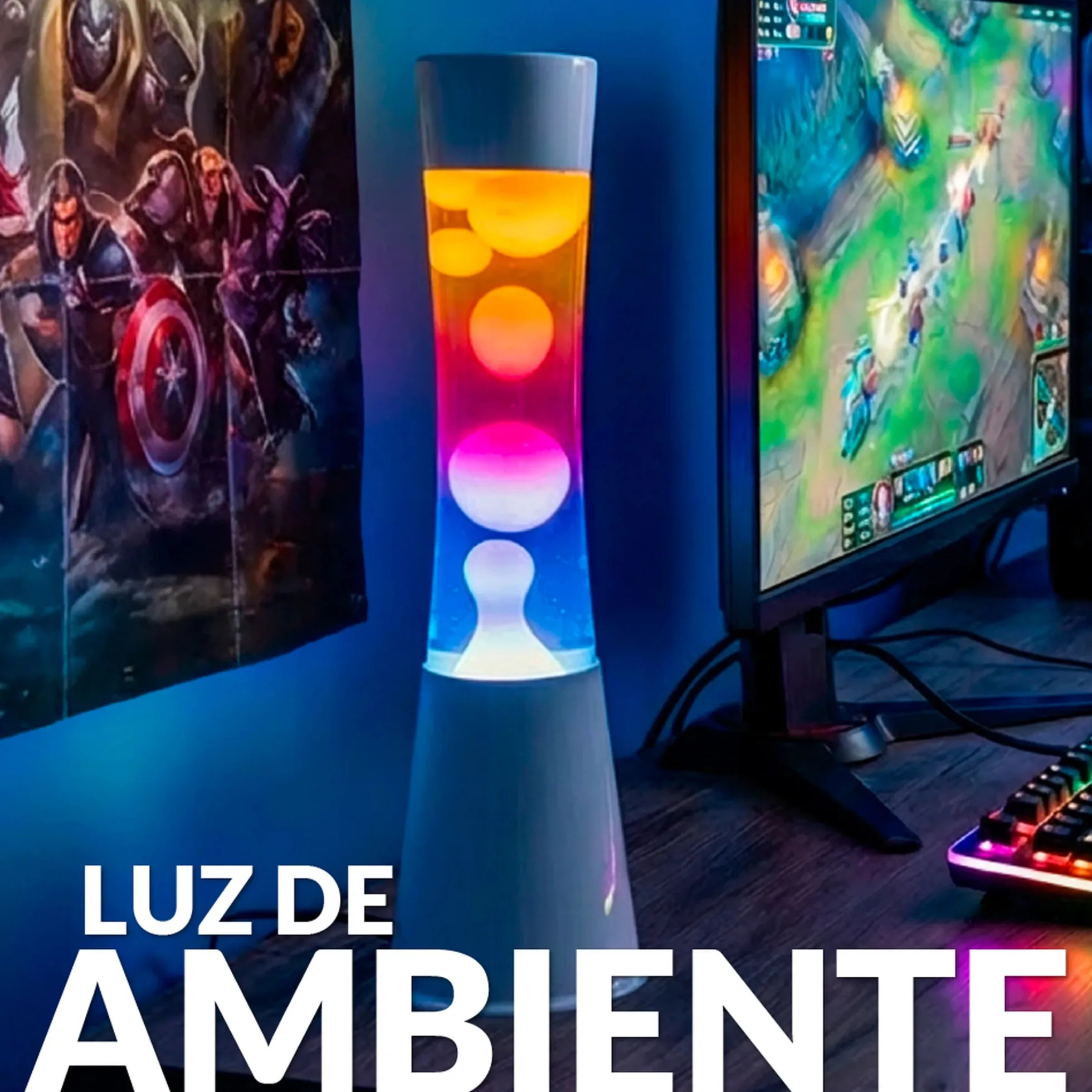 Lámpara de lava "atardecer"