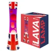 Lámpara de lava "bandera UK"