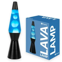 Lámpara de lava "bullet" azul