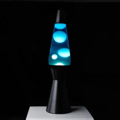 Lámpara de lava "bullet" azul