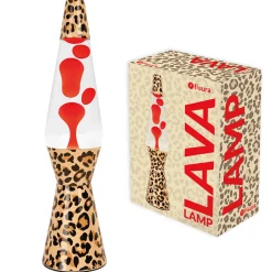 Lámpara de lava “bullet” leopardo