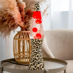 Lámpara de lava “bullet” leopardo