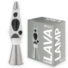 Lámpara de lava "bullet" negra