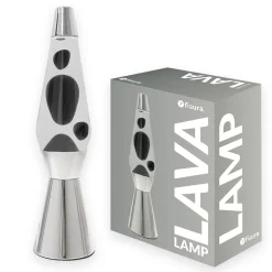 Lámpara de lava "bullet" negra