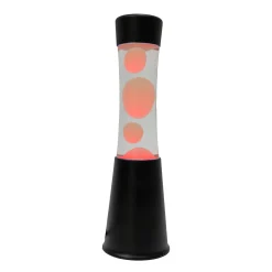 Lámpara de lava LED con base negra - 7 colores