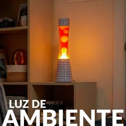 Lámpara de lava “pata de gallo”
