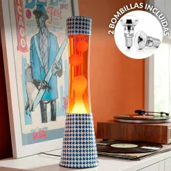 Lámpara de lava “pata de gallo”