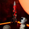 Lámpara de lava rocket roja