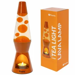Lámpara de lava vela terracota