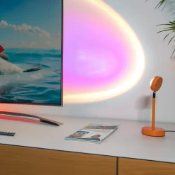 Lámpara de Mesa "Atardecer" naranja