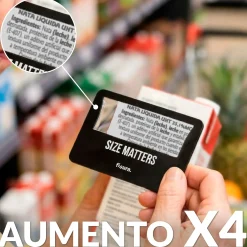 Lupa de aumento "Size matters"