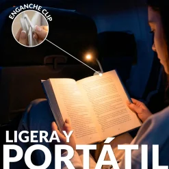 Luz de lectura orientable “All you need is a book”