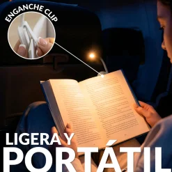 Luz de lectura orientable “Born to read”