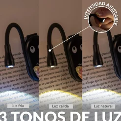 Luz de lectura orientable “Ojos”