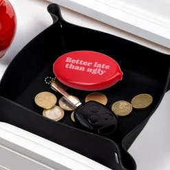 Monedero retro "Better late than ugly"