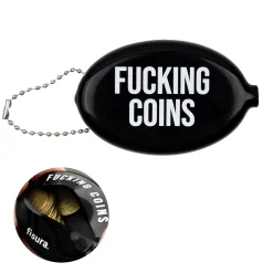 Monedero retro "Fucking coins"