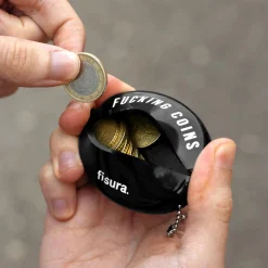 Monedero retro "Fucking coins" set de 5