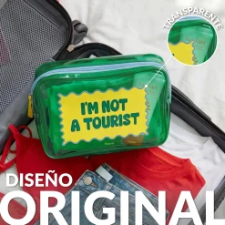 Neceser de viaje "I´m not a tourist”