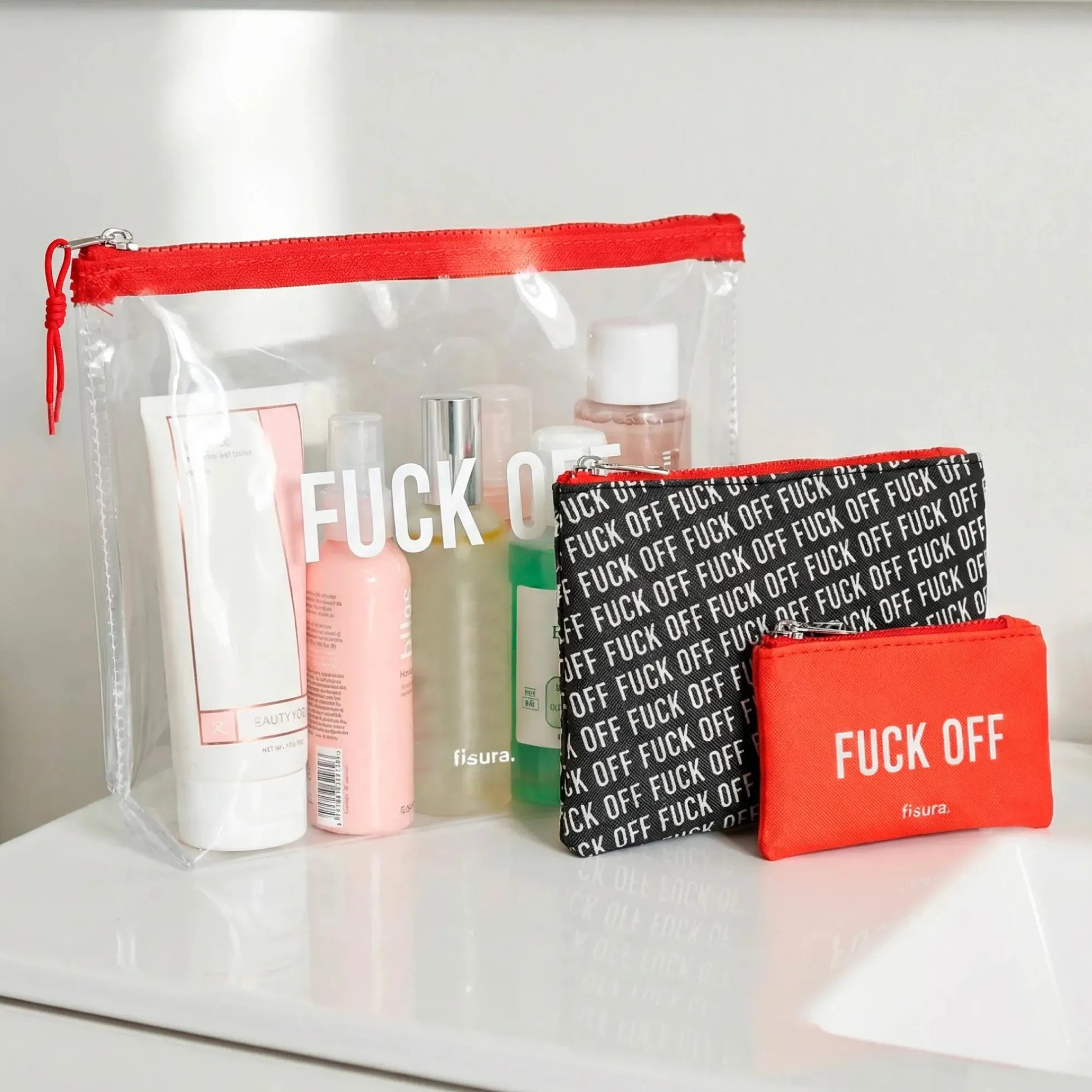 Neceser triple “Fuck off”