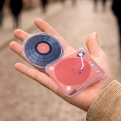 Pack de 2 calentadores de manos tocadiscos y vinilo