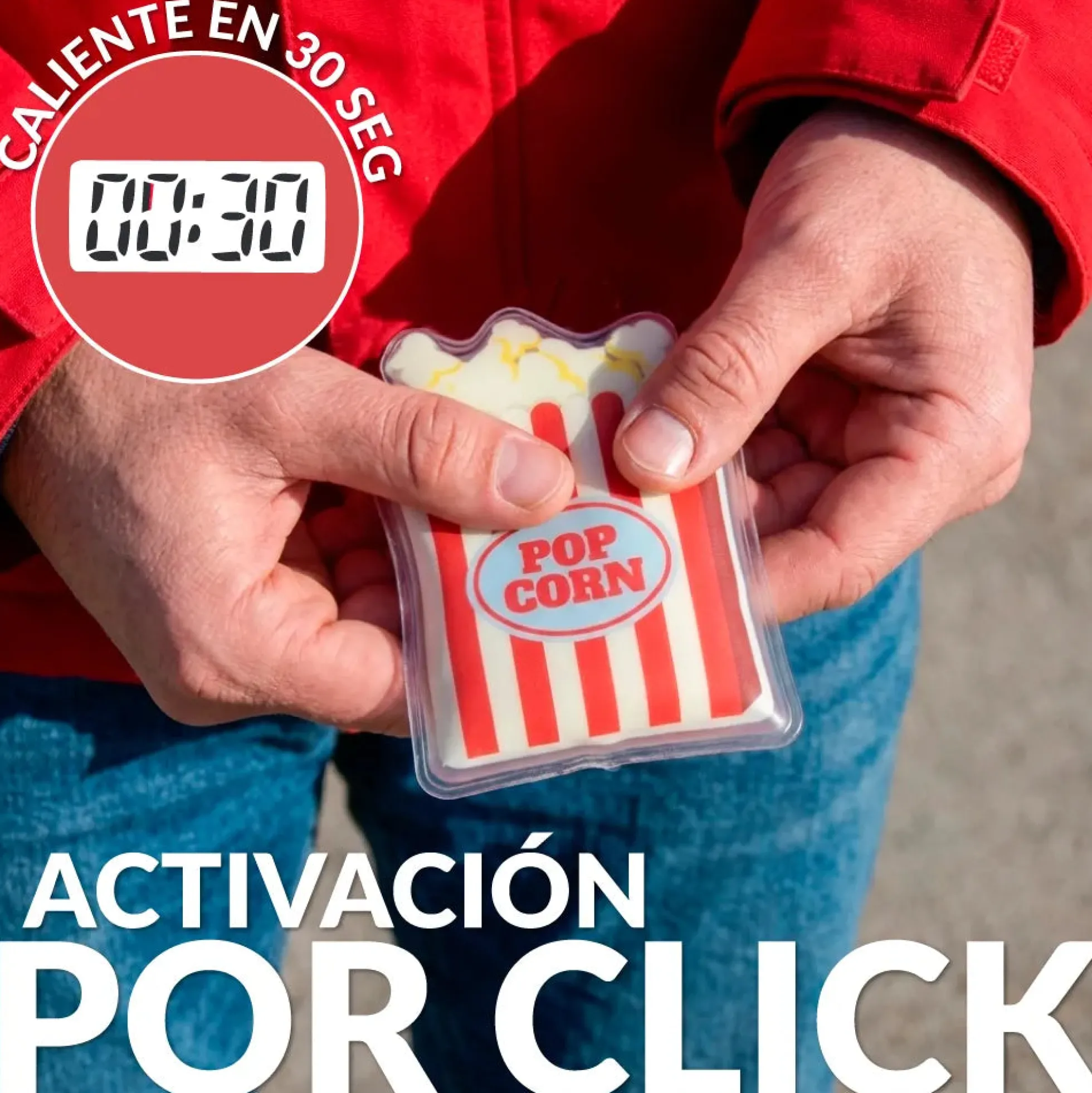 Pack de 2 calentadores de manos palomitas y entrada